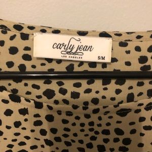 Carly Jean Los Angeles Tops - CJLA Tessa peplum top Carly Jean Los Angeles Tops - CJLA Tessa peplum top
